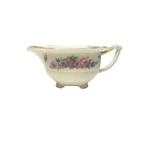 Vintage Thomas Ivory Wentworth Creamer, Bavaria Germany Floral  See photos